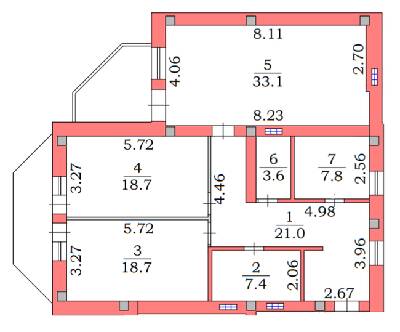2-комнатная 115.1 м² в ЖК Клубная резиденция от 33 950 грн/м², г. Черноморск