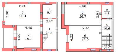 Двухуровневая 134.5 м² в ЖК Клубная резиденция от 33 950 грн/м², г. Черноморск