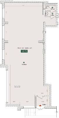 Помещение свободного назначения 122.72 м² в ЖК Forest Park от застройщика, Киев