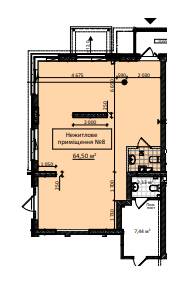 Офис 64.5 м² в ЖК Теремки от застройщика, Киев