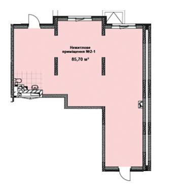 Офис 85.7 м² в ЖК Теремки от застройщика, Киев