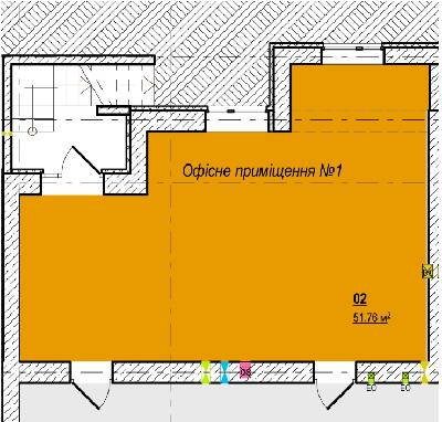 Офіс 51.76 м² в ЖК Вишгород Сіті Парк від забудовника, м. Вишгород