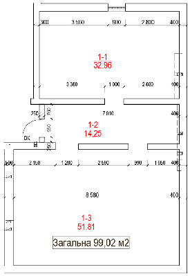 Помещение свободного назначения 99.02 м² в ЖК Green Yard от застройщика, г. Ирпень