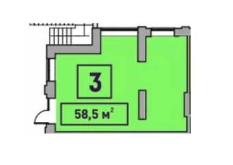 Приміщення вільного призначення 58.5 м² в ЖК Центральний-Преміум від 41 175 грн/м², м. Ірпінь