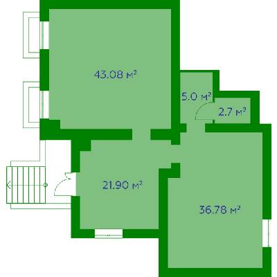 Приміщення вільного призначення 109.5 м² в ЖК Квартал Парковий від 16 815 грн/м², м. Обухів