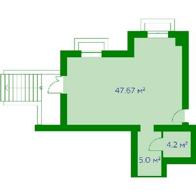 Приміщення вільного призначення 56.9 м² в ЖК Квартал Парковий від 16 815 грн/м², м. Обухів