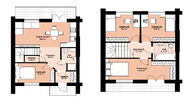 Таунхаус 90 м² в Таунхауси Positano-3 від забудовника, м. Ірпінь