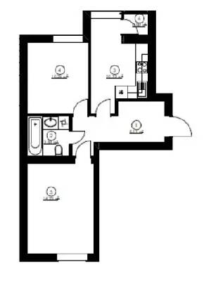 2-комнатная 47.38 м² в ЖК Гостомельские Липки-4+ от 11 000 грн/м², пгт Гостомель