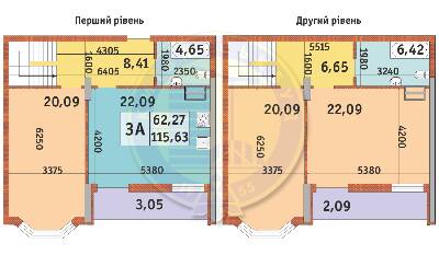 Дворівнева 115.63 м² в ЖК Подол Град від 41 877 грн/м², Київ