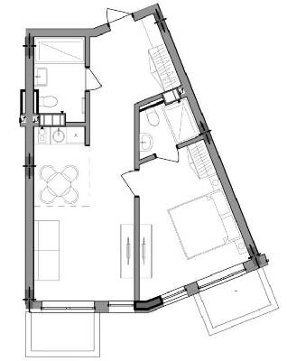 1-комнатная 49.1 м² в ЖК Apartel Skhidnytsya от 46 350 грн/м², пгт Сходница