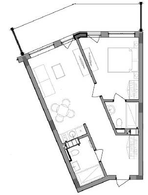 2-комнатная 54.74 м² в ЖК Apartel Skhidnytsya от 68 600 грн/м², пгт Сходница