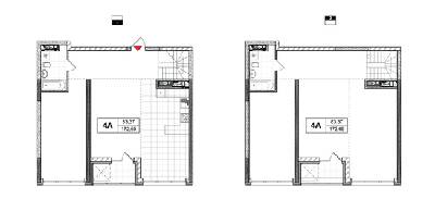 Двухуровневая 172.12 м² в ЖК CITY HUB от 35 300 грн/м², Киев