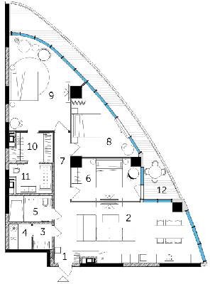 3-комнатная 129.96 м² в ЖК Taryan Towers от 107 500 грн/м², Киев