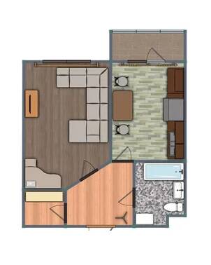 1-комнатная 37.7 м² в ЖК Заречье от 15 000 грн/м², г. Березань