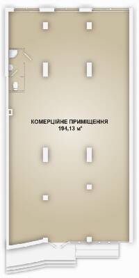 Приміщення вільного призначення 194.1 м² в ЖК LYSTOPAD від 14 600 грн/м², Івано-Франківськ