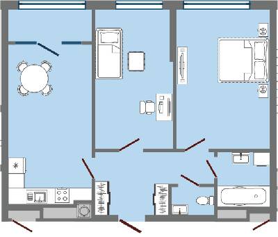 2-комнатная 71.97 м² в ЖК Greenville Park Lviv от 25 050 грн/м², Львов