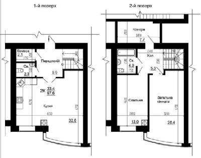 Дворівнева 97.6 м² в ЖК Bavaria City від 15 200 грн/м², с. Крюківщина