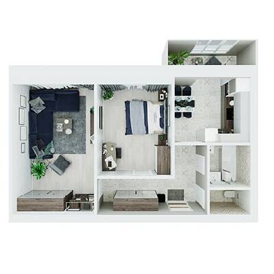 2-комнатная 63 м² в ЖК Living Park "Нова Будова-2" от 13 500 грн/м², с. Мукша Китайгородская