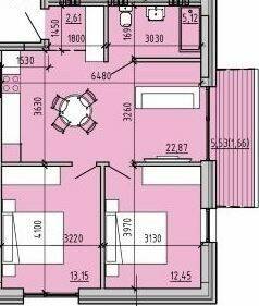 2-кімнатна 57.9 м² в ЖК Простір на 9-й Фонтана від 32 250 грн/м², Одеса