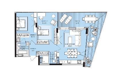 2-кімнатна 90.81 м² в ЖК Park Lake City від 34 086 грн/м², с. Підгірці