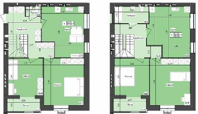 Двухуровневая 157.85 м² в ЖК Sweet Home от 22 700 грн/м², Днепр