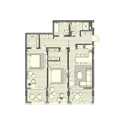 2-комнатная 103.3 м² в ЖК Luxberry lakes & forest от 32 550 грн/м², пгт Козин