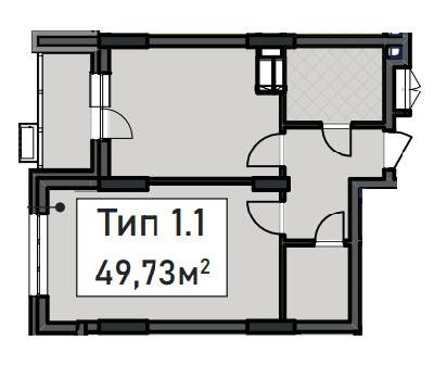 1-кімнатна 49.73 м² в ЖК CRYSTAL RESIDENCE від 64 500 грн/м², Київ