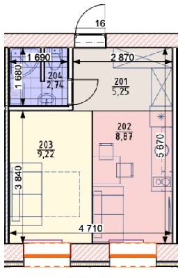 Однокомнатные в ЖК Home Smart House