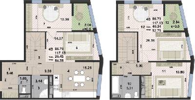 Двухуровневая 117.13 м² в ЖК Paradise Avenue от 22 000 грн/м², с. Крюковщина