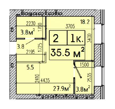 1-кімнатна 35.5 м² в ЖК Suncity від 19 000 грн/м², Дніпро