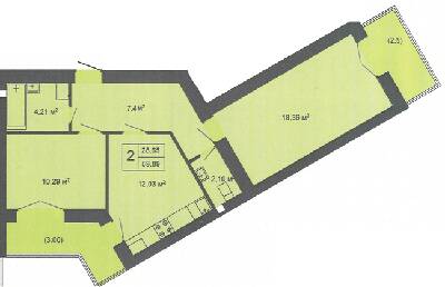 2-кімнатна 59.89 м² в ЖК Кленовий Парк від 13 600 грн/м², м. Трускавець