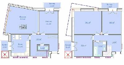 Двухуровневая 146.1 м² в КД Довбуш от 28 250 грн/м², г. Трускавец