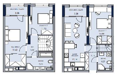 Двухуровневая 96.11 м² в ЖК Новый Автограф от 35 900 грн/м², Киев