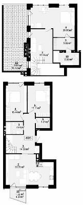 Двухуровневая 148.91 м² в ЖК City Lake от 19 500 грн/м², с. Шевченково