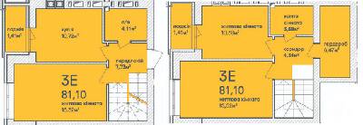 Двухуровневая 81.1 м² в ЖК Синергия Сити (Kvartal Group) от 17 000 грн/м², г. Ирпень