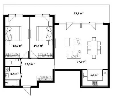 3-комнатная 100 м² в ЖК Green Land от 30 050 грн/м², Ужгород