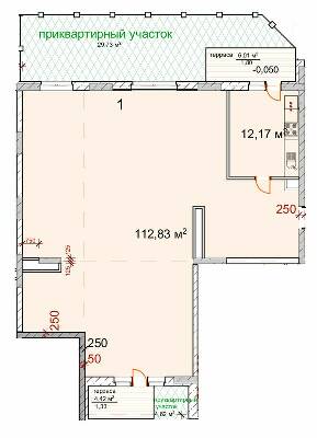 4-комнатная 128 м² в ЖК Корона Ренессанса от 22 200 грн/м², Запорожье