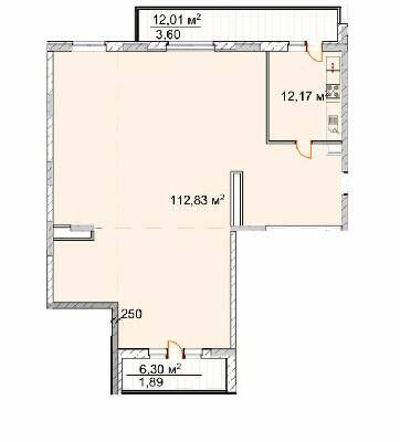 4-комнатная 130 м² в ЖК Корона Ренессанса от 22 200 грн/м², Запорожье