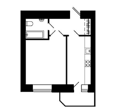 1-комнатная 35.93 м² в ЖК на вул. Тролейбусна, 4 от 16 200 грн/м², Тернополь