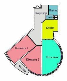 3-комнатная 82.58 м² в ЖК на вул. Київська от 16 000 грн/м², Тернополь