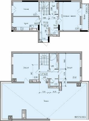 Двухуровневая 155.3 м² в ЖК Comfort Hall от 14 450 грн/м², Черновцы