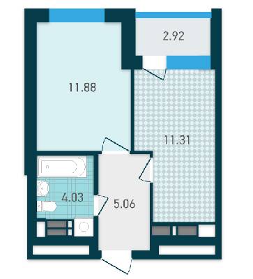 1-кімнатна 35.2 м² в ЖК GENESIS від 30 685 грн/м², Київ