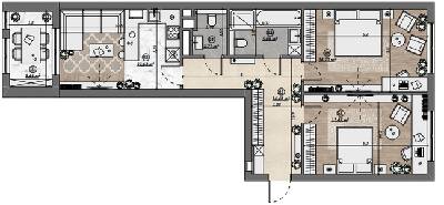 2-кімнатна 82.08 м² в ЖК Dynastia BC від 29 550 грн/м², м. Біла Церква