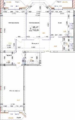 3-кімнатна 112.24 м² в ЖК на вул. Симона Петлюри, 21б від 18 000 грн/м², м. Бровари