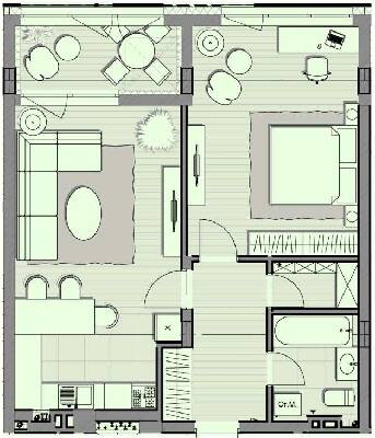 1-комнатная 63.6 м² в ЖК Luxberry lakes & forest от 33 600 грн/м², пгт Козин