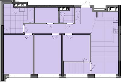 3-кімнатна 96.75 м² в ЖК Dibrova Park від 23 060 грн/м², Київ