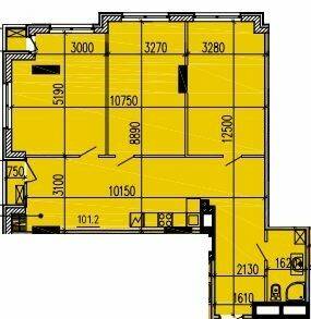 3-комнатная 103.4 м² в ЖК Premier Tower от 33 900 грн/м², Днепр