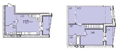 Двухуровневая 90.53 м² в ЖК Dominant от 11 000 грн/м², пгт Песочин