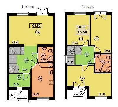 Дуплекс 122 м² в КМ Лесное-2 від 18 098 грн/м², смт Гостомель