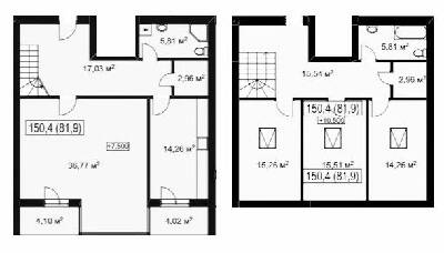 Дворівнева 150.4 м² в ЖК Хвиля від 15 800 грн/м², смт Брюховичі